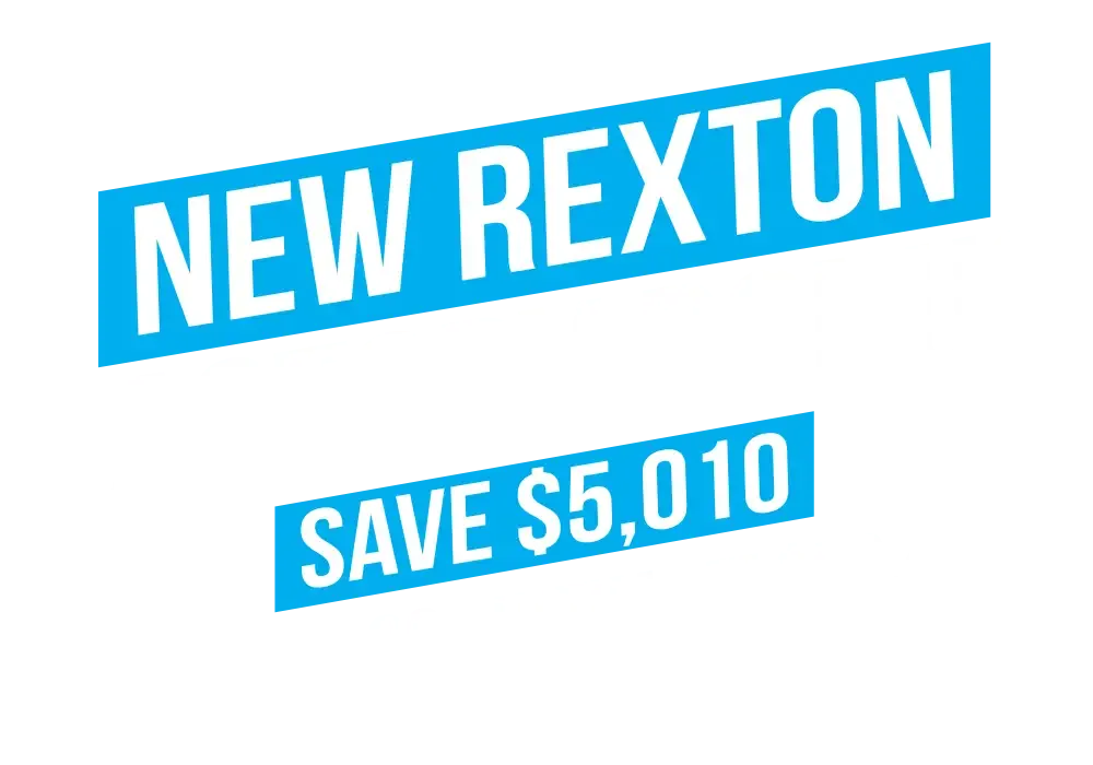 Rexton Factory Bonus - Save $5,010*